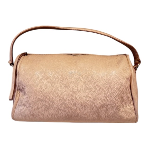 Banana Republic Elegant Beige Soft Pink Leather Shoulder Bag - Picture 15 of 15